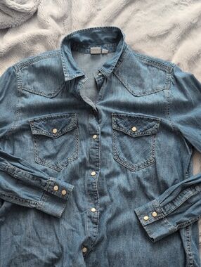 GAP Blue Denim Shirt
